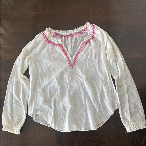 LoveShackFancy Peasant/Boho Top size 0 - Picture 3 of 5